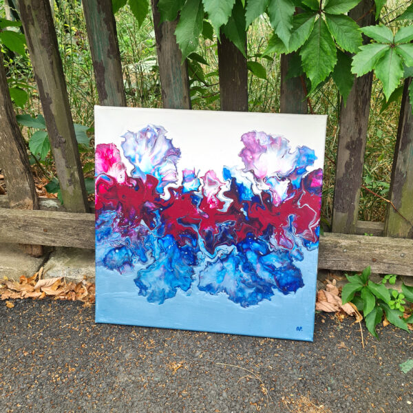Rorschachův barevný sen 40x40 cm